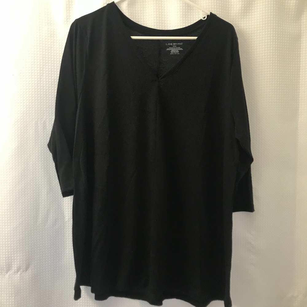 Lane Bryant V-neck Long-sleeve shirt